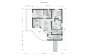Одноэтажный дом со вторым светом, террасой и навесом для автомобилей Rg6044z (Зеркальная версия) План2